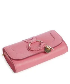 Hana Umhängetasche genarbtes Ziegenleder pink