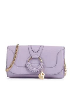 Hana Umhängetasche genarbtes Ziegenleder violett