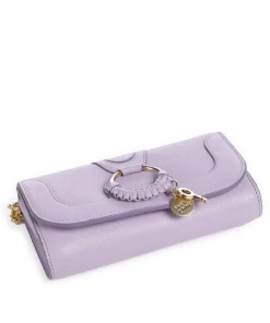 Hana Umhängetasche genarbtes Ziegenleder violett