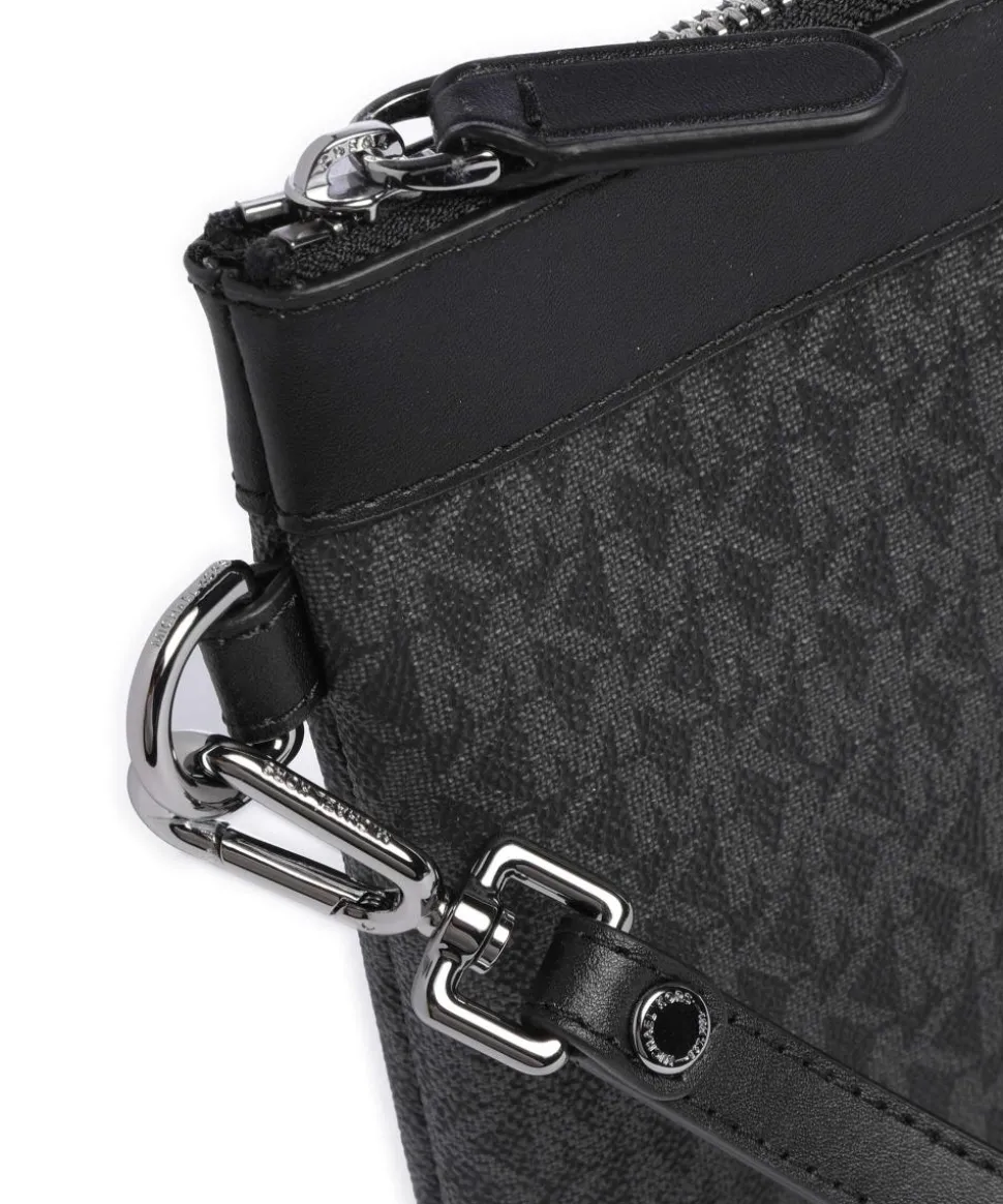 Handgelenktasche Canvas schwarz