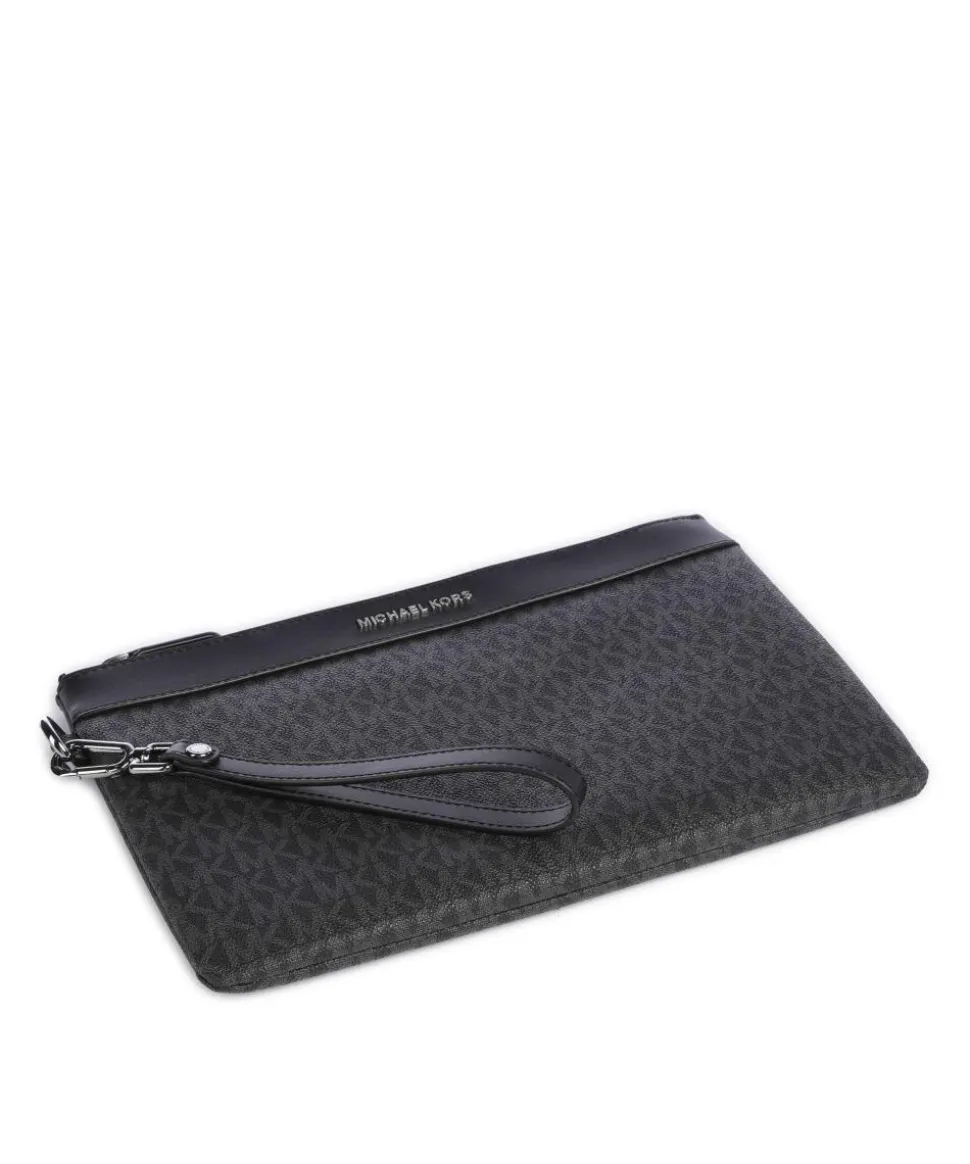 Handgelenktasche Canvas schwarz