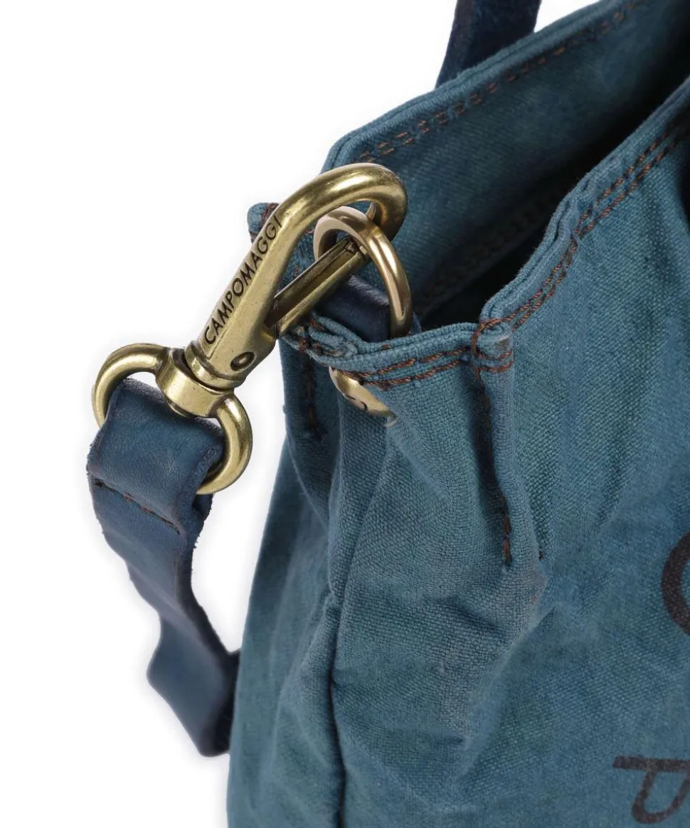 Handtasche Canvas dunkelblau