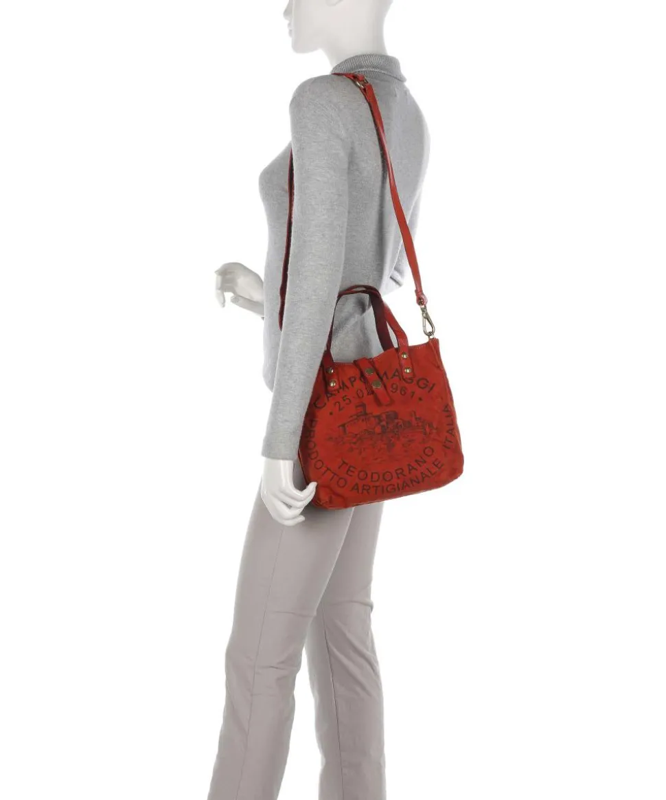 Handtasche Canvas orange