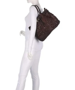 Handtasche fein genarbtes Rindsleder dunkelbraun