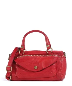 Handtasche fein genarbtes Rindsleder rot