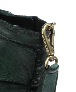 Handtasche fein genarbtes Rindsleder dunkelgrün