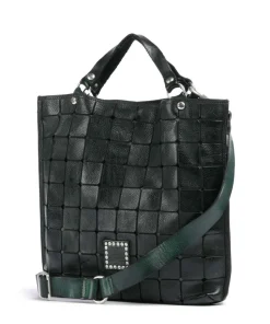 Handtasche Rindsleder dunkelgrün