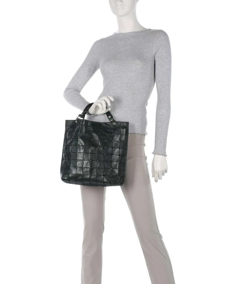 Handtasche Rindsleder dunkelgrün