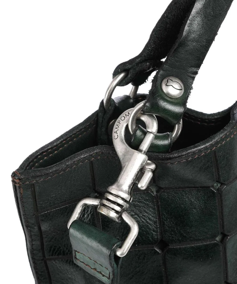 Handtasche Rindsleder dunkelgrün