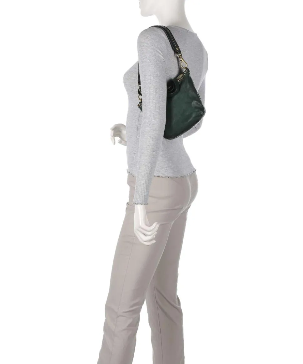 Handtasche Rindsleder dunkelgrün