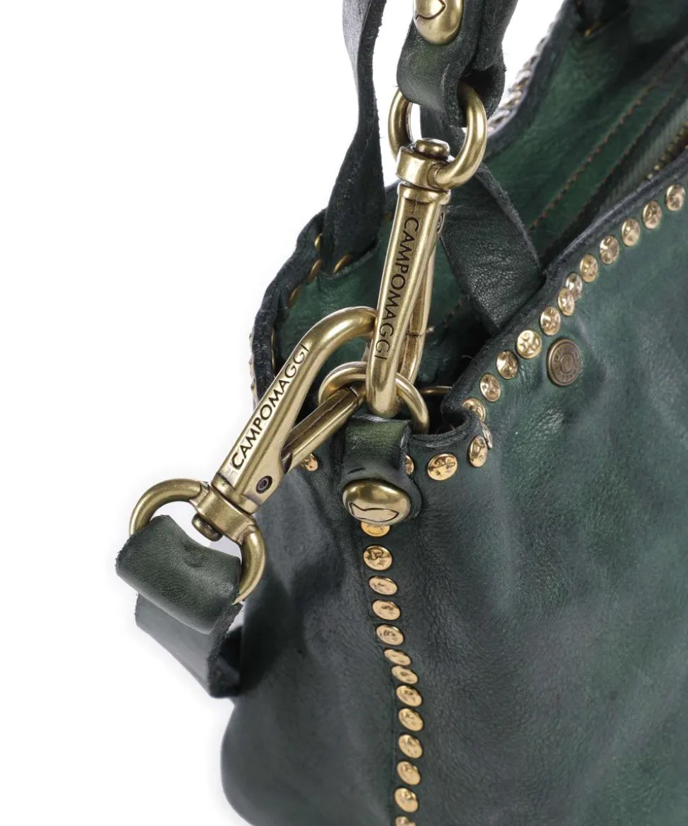 Handtasche Rindsleder dunkelgrün