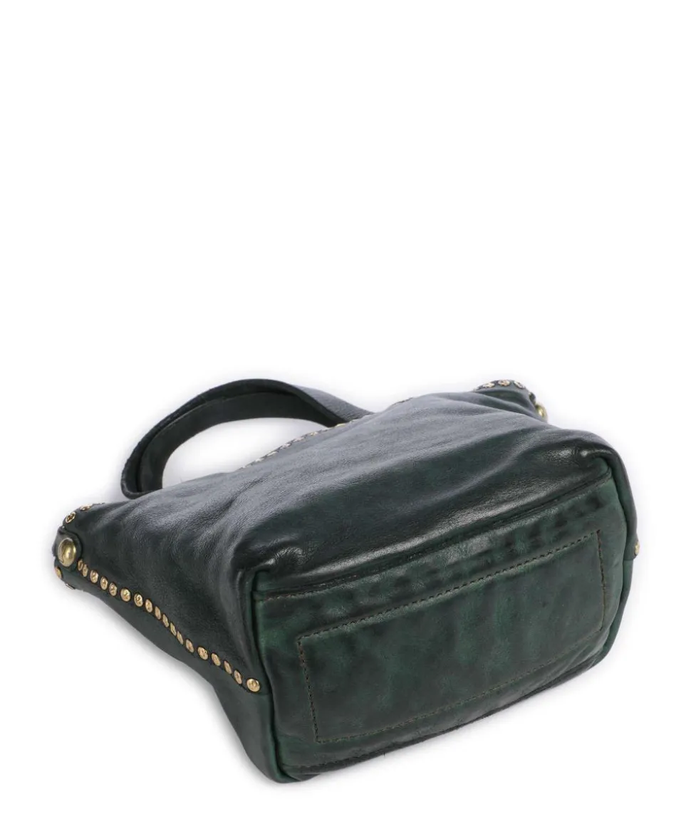 Handtasche Rindsleder dunkelgrün