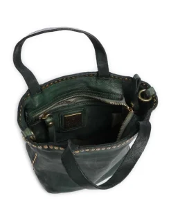 Handtasche Rindsleder dunkelgrün