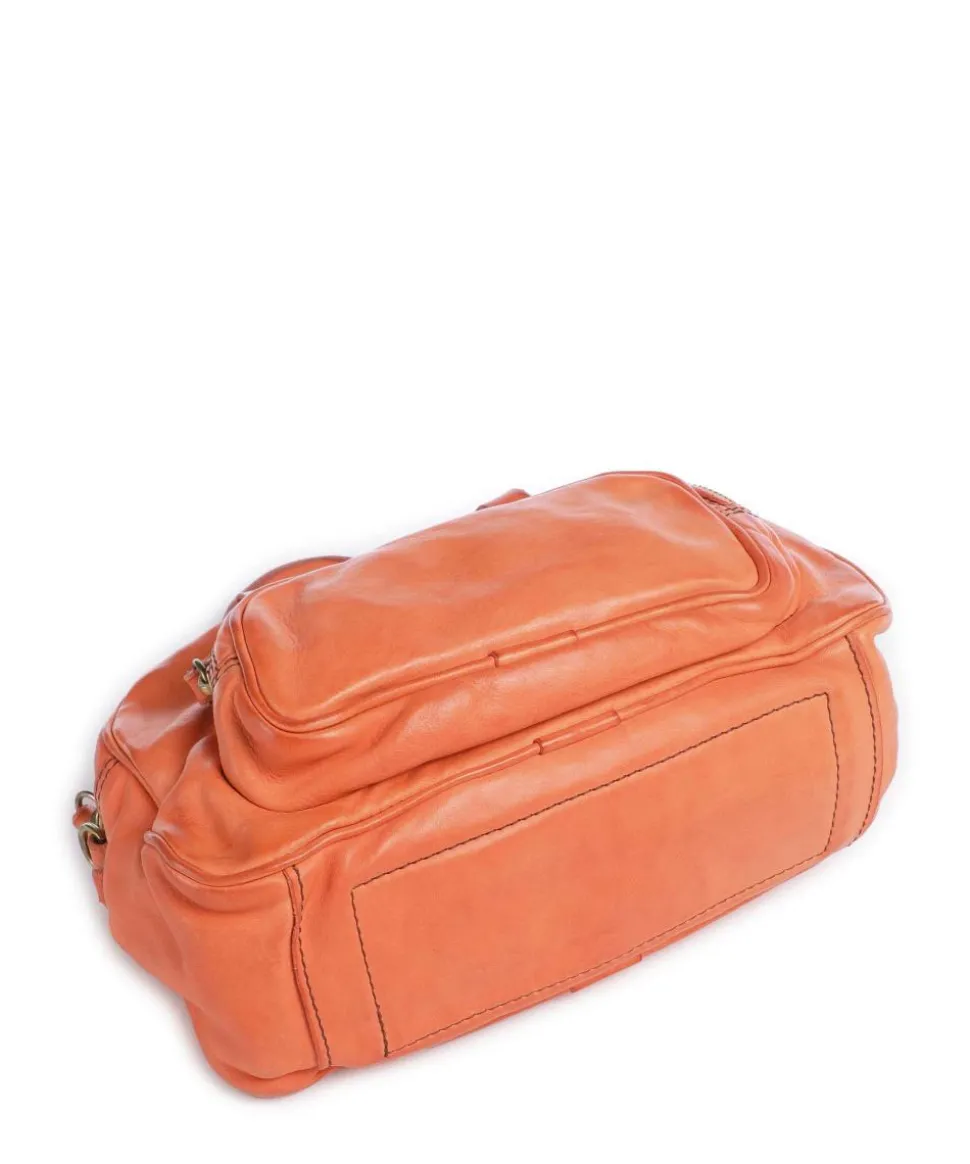 Handtasche Rindsleder orange
