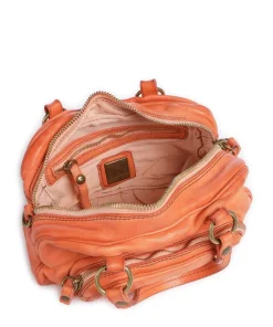 Handtasche Rindsleder orange