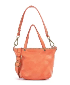 Handtasche Rindsleder orange