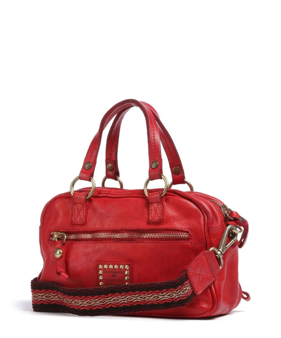 Handtasche Rindsleder rot