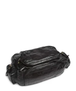 Handtasche Rindsleder schwarz