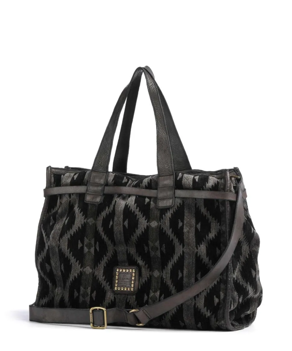 Handtasche Textil dunkelgrau