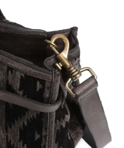 Handtasche Textil dunkelgrau