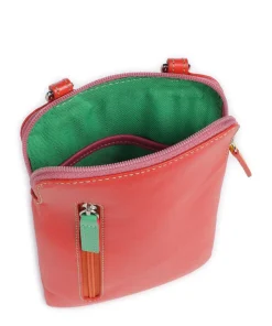 Handytasche fein genarbtes Rindsleder orange