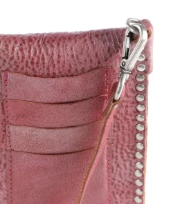 Handytasche fein genarbtes Rindsleder rot