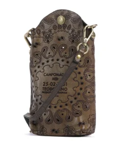 Handytasche fein genarbtes Rindsleder olivgrün