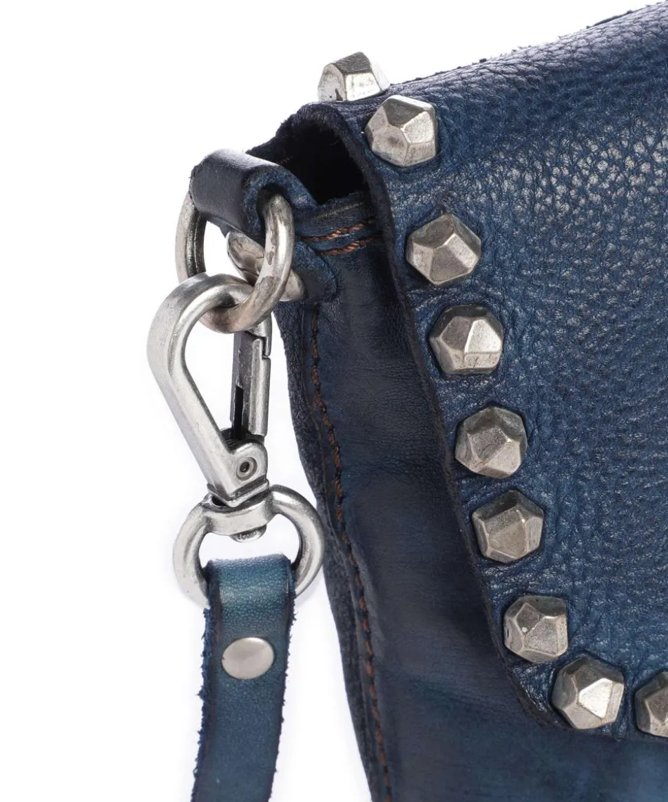 Handytasche fein genarbtes Rindsleder dunkelblau