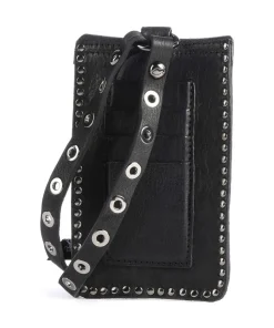 Handytasche genarbtes Rindsleder schwarz