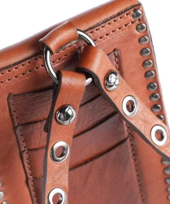 Handytasche genarbtes Rindsleder cognac