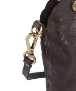 Handytasche genarbtes Rindsleder dunkelbraun