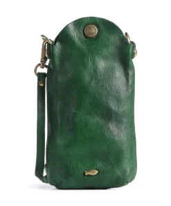 Handytasche genarbtes Rindsleder grün