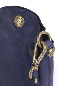 Handytasche genarbtes Rindsleder dunkelblau