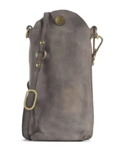 Handytasche genarbtes Rindsleder stein