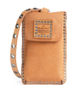 Handytasche genarbtes Rindsleder hellbraun