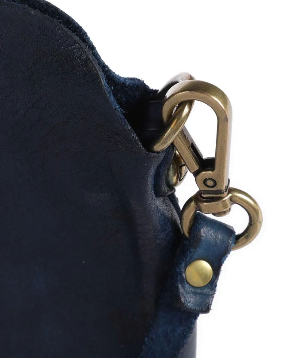 Handytasche genarbtes Rindsleder navy