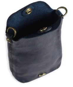 Handytasche genarbtes Rindsleder navy