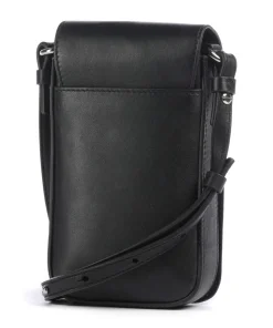 Handytasche Schafsleder schwarz