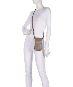 Handytasche Schafsleder taupe