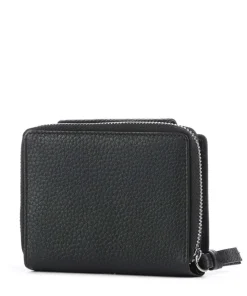 Hanna Geldbörse genarbtes Leder schwarz