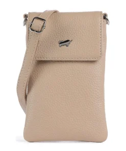 Hanna Handytasche genarbtes Rindsleder beige
