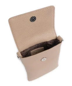 Hanna Handytasche genarbtes Rindsleder beige