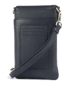 Hanna Handytasche genarbtes Rindsleder navy