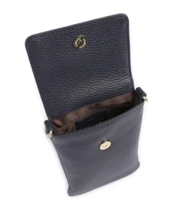 Hanna Handytasche genarbtes Rindsleder navy