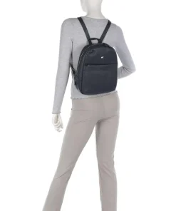 Hanna Rucksack 10″ genarbtes Rindsleder navy