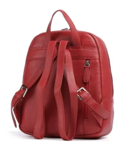 Hanna Rucksack 10″ genarbtes Rindsleder rot