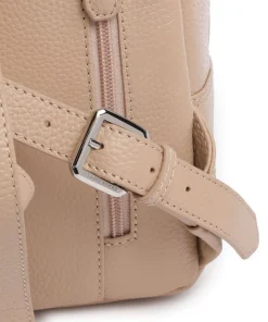 Hanna Rucksack 10″ genarbtes Rindsleder beige