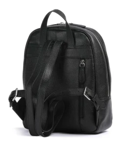 Hanna Rucksack 10″ genarbtes Rindsleder schwarz