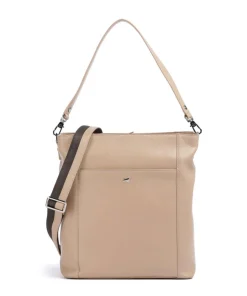 Hanna Shopper 13″ genarbtes Leder beige
