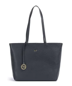 Hanna Shopper genarbtes Leder navy
